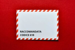 busta lettera raccomandata